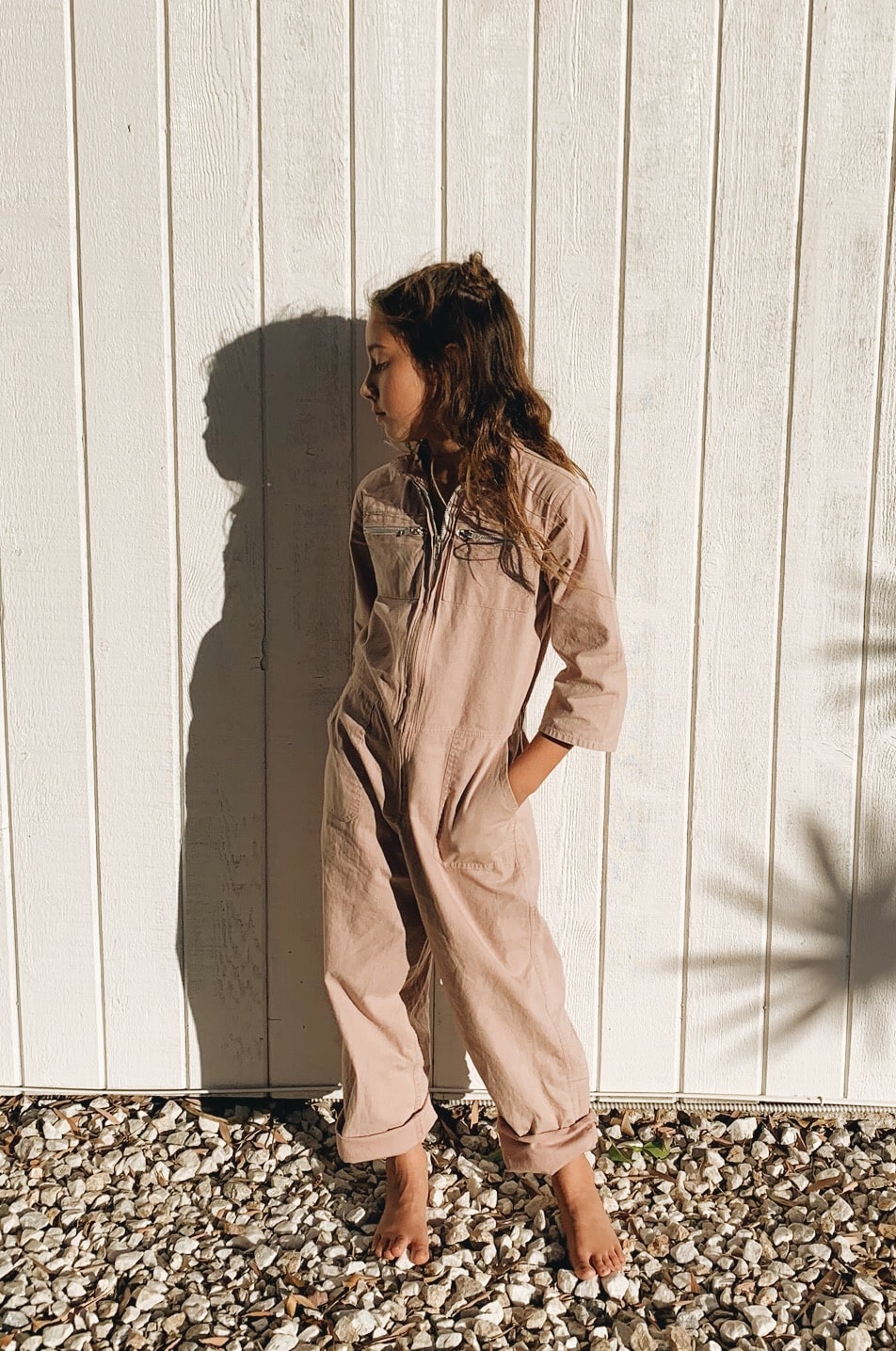 little palmetto station suit in dusty pink