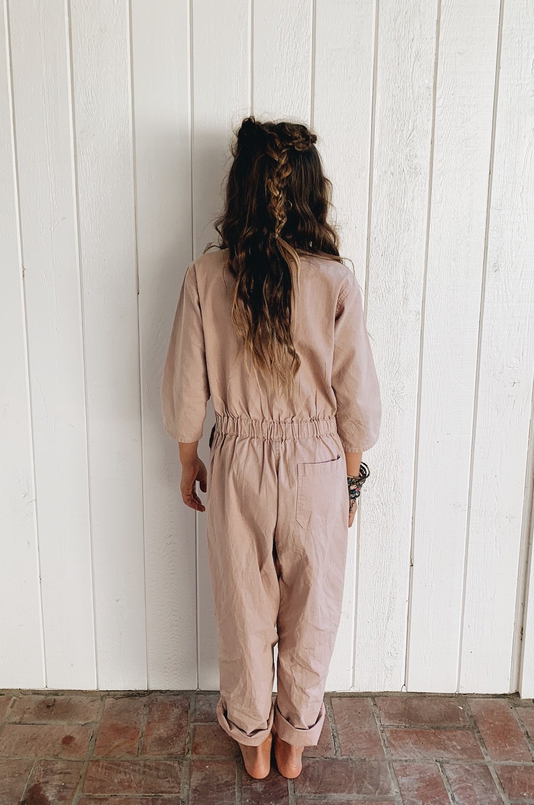 little palmetto station suit in dusty pink