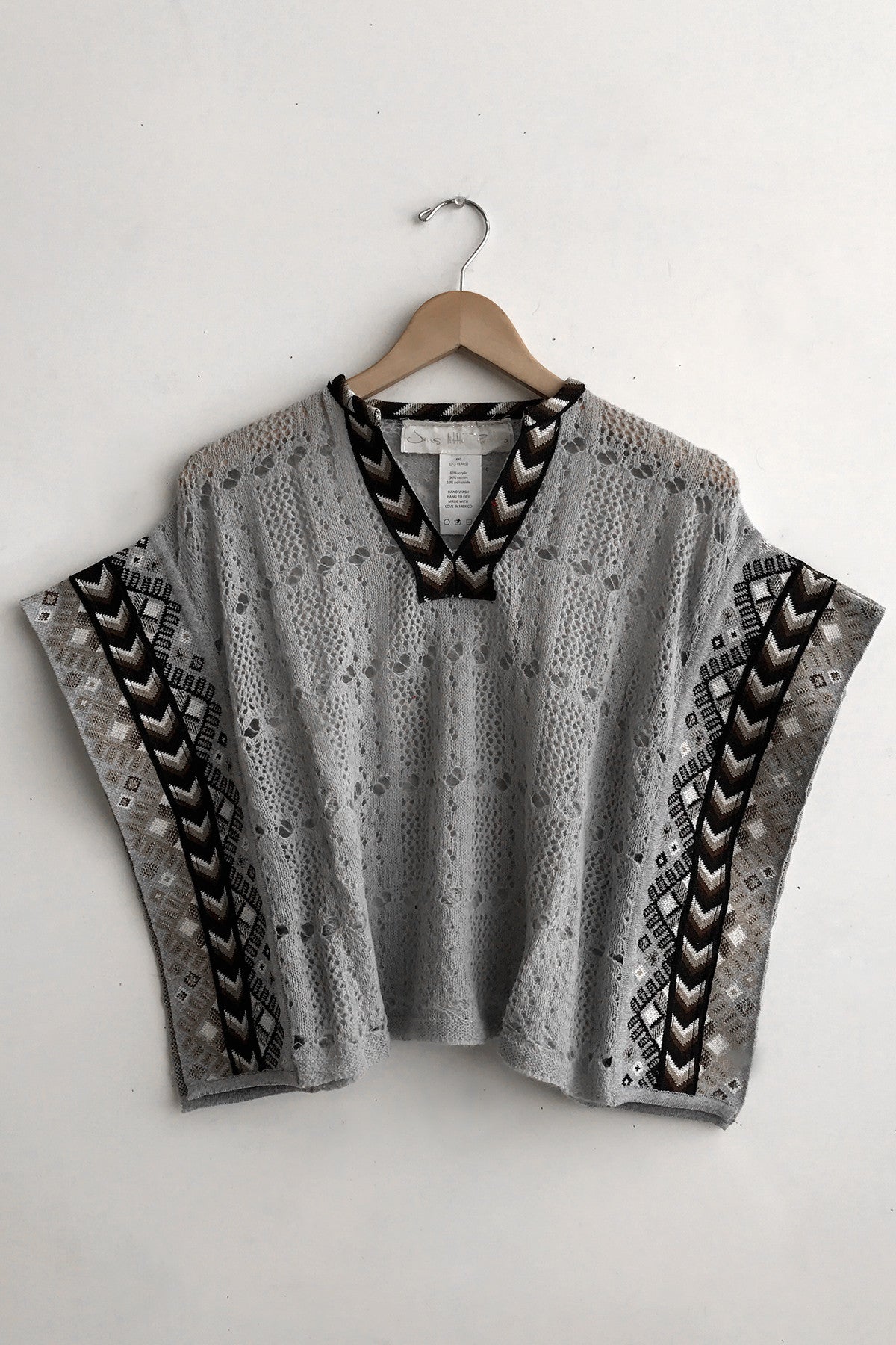 Grey Huichol Knit