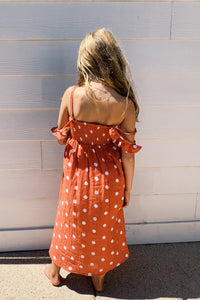 Little Polka Dot Slipper Maxi Dress