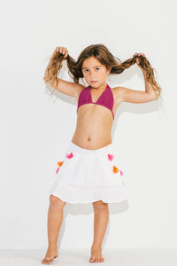Little Pom Pom Mini Skirt